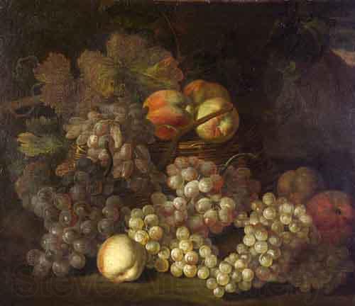 Jakob Bogdani Still Life with Pomegranates and Figs Spain oil painting art